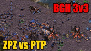 StarCraft BGH 3v3 | Big Game Hunters | Brood War | TeamPlay