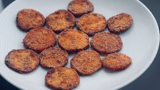 झटपट बनवा खमंग आणि कुरकुरीत रताळयाचे तिखट काप, ratalyache tikhat kaap recipe in marathi for Upwas