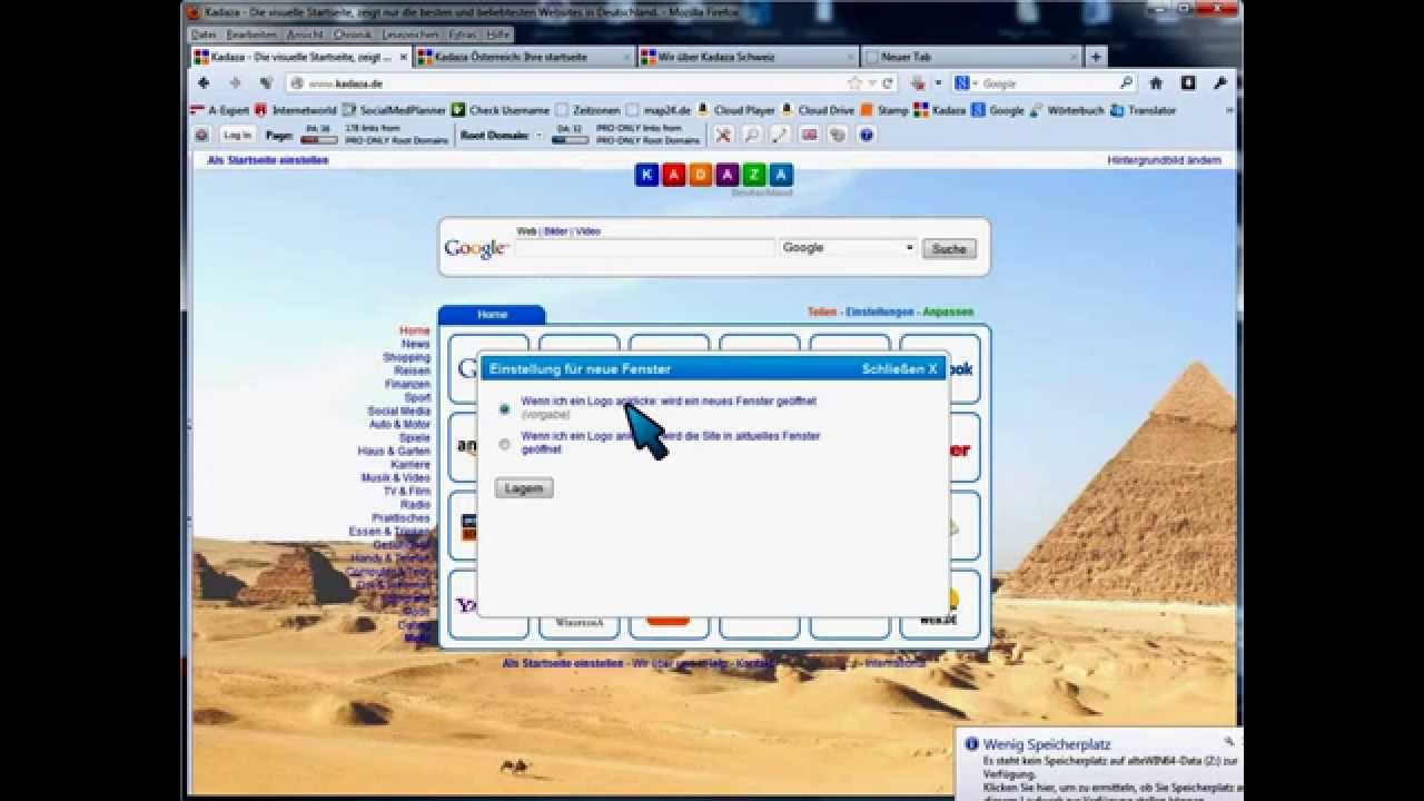 Webseiten Schnell Aufrufen - Kadaza - YouTube