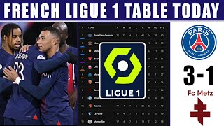 PSG 3-1 METZ: 2023 FRENCH LIGUE 1 TABLE & STANDINGS UPDATE | LIGUE 1 LATEST RESULTS & RANKINGS.
