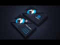 How to make eye catching business cards - Adobe Photoshop Tutorial