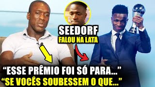 🚨 NOSSA! Olha o que o SEEDORF FALOU DE VINI JR E DO PRÊMIO DE MELHOR DO MUNDO “GANHOU PORQUE...