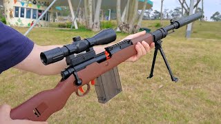 PUBG 98k Toy Gun Review 2022 - Shell Ejecting Soft Bullet Sniper Rifle