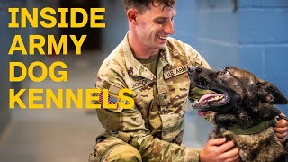 Inside the Army Dog Kennel | GOARMY