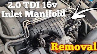 How to Remove Inlet Manifold and EGR on 2.0 TDI 16v VW Skoda Audi