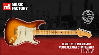 Fender 75th Anniversary Commemorative Stratocaster - Review (Portuguese/English)