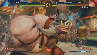 EVO JAPAN 2018 SFV:AE XYZZY(Birdie) vs HumanBomb(Chun-Li)