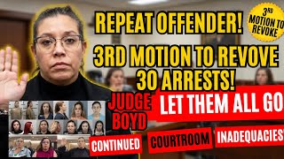 Monica Teresa Wade AKA Monica Garza Frequent Flyer with Judge Boyd - Does she manipulate the system?