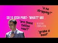 YOUTUBERS REACT TO SB19 JOSH RAP PART - 'WHAT?' Official MV | Compilation (Funny edit)