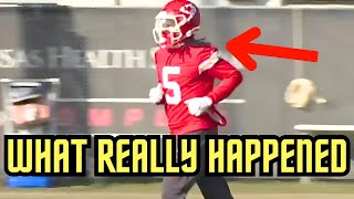 Marquise Hollywood Brown BACK FIRST LOOK At Kansas City Chiefs Practice - Just In Time For Playoffs