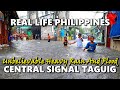 Heavy Rain and Flood in Central Signal Village Taguig [4K]