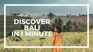 Discover Bali, Indonesia in 1 minute