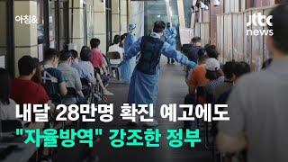 내달 28만명 확진 예고에도…\