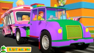 Tow Truck Wheels Go Round and Round + More Vehicle Rhymes for Kids