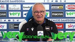 Conferenza stampa Ranieri pre Milan-Sampdoria