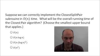 O(n log n) Algorithm for Closest Pair - 1 | Algorithm