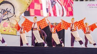 [4K] 海友会 dance team 楽舞和　ゑぇじゃないか祭り 2018　本祭 メイン会場 (中央)