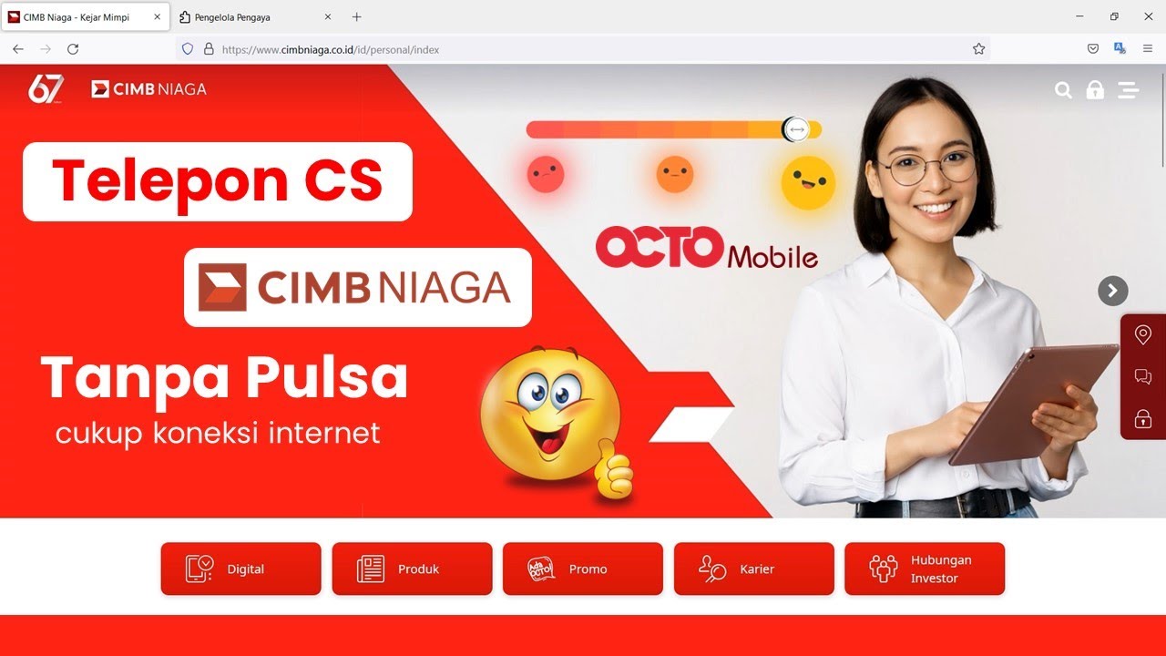 Cara Menghubungi (Telepon) CS Bank CIMB Niaga Tanpa Pulsa - OCTO Mobile ...