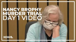 Nancy Brophy murder trial starts | Day 1, morning