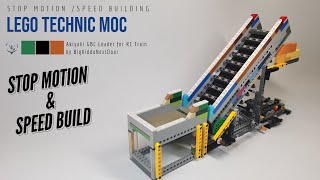 Let's Build LEGO Technic MOC Akiyuki GBC Loader for RC Train [Stop Motion and Speed Building]