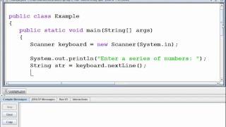 10-5 EX - Using Split Method of String - Gilmer