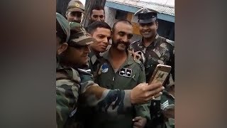 Watch: Wing Commander Abhinandan getting clicked with fellow colleagues