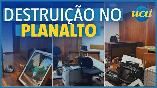 Destruição no Palácio do Planalto; veja o estado após invasão