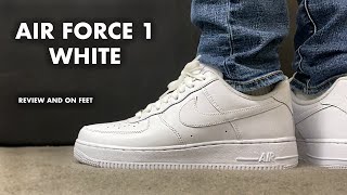 Nike Air Force 1 Low White Review and On Feet