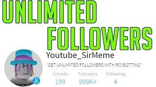 Roblox Botting Followers Videos 9tubetv - 