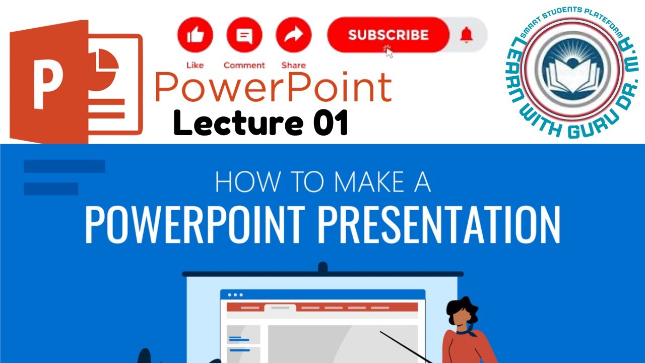 Ms Power Point Lecture 01 Learn With Guru M A Youtube