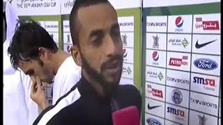 تصريح نجم المنتخب القطري ماجد محمد بعد التأهل الى نهائي خليجي22