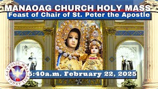 CATHOLIC MASS TODAY at OUR LADY OF MANAOAG CHURCH LIVE MASS  5:40 A.M.  Feb. 22,  2025 Holy Rosary