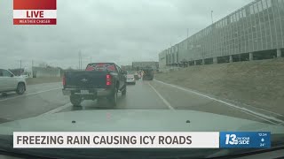 Live road condition update in West Michigan