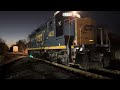 CSX 4421 GP40-2 Leads CR MA02 backing up to their train at Piscataway