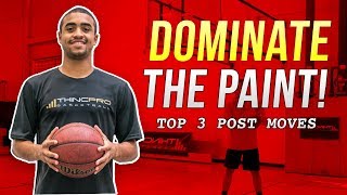 Top 3 SCORING MOVES for POST PLAYERS! | Basketball Scoring Drills