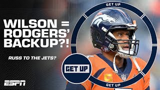 The Jets' backup QB to Aaron Rodgers = Russell Wilson?! 🤨 | Get Up