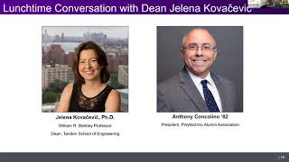 A Lunchtime Conversation with Tandon School of Engineering's Dean Jelena Kovačević