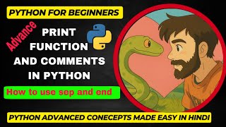 1- how to use end and sep in python-Python print function and comments- Python for beginners