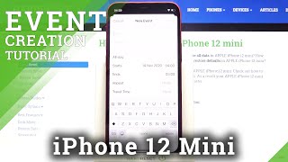 How to Add Event to Calendar on iPhone 12 mini – Set Up Alert