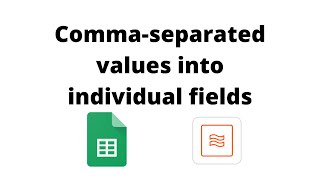 How to convert comma separated values into individual fields?