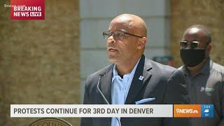 RAW: Hancock issues curfew for Denver due to George Floyd protests