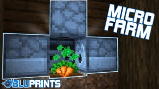 1.16 Micro Crop Farm (Win10, Mobile, XBox, PS4, Switch) | BluPrints: Redstone Tutorial