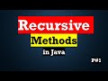 RECURSION JAVA TUTORIAL FOR BEGINNERS.