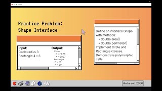 Java Interfaces Explained: Polymorphism with Shape, Circle, and Rectangle