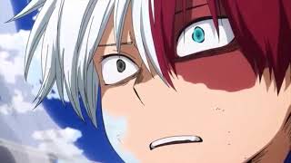 First time Todoroki uses his fire side