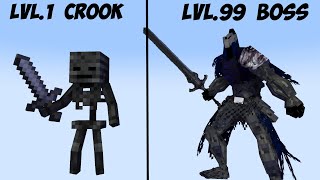 Monster School: Lv.1 Crook vs Lv.99 Boss (7) - Minecraft Animation