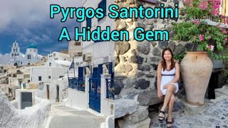 🔴Exploring Pyrgos Santorini a Hidden Gem