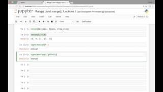 Range and xrange functions !!
