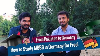 How to Study  MBBS in Germany for FREE | Pakistani Medical Student in Germany!