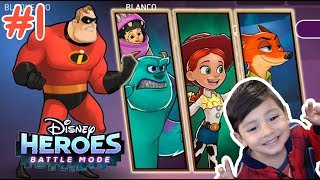 Disney Heroes: Battle Mode Gameplay | Ralph y Los Increibles | Juegos Infantiles para niños